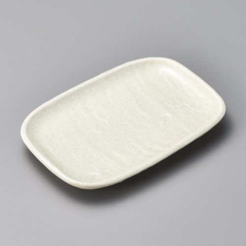 40220-191 粉引釉6.0小判皿|業務用食器カタログ陶里30号