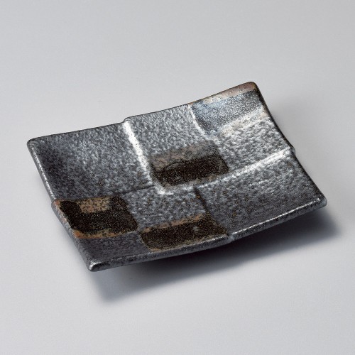 40701-311 黒市松銘々皿|業務用食器カタログ陶里30号