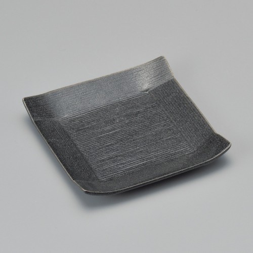 40726-491 コヨリ取皿(黒)|業務用食器カタログ陶里30号