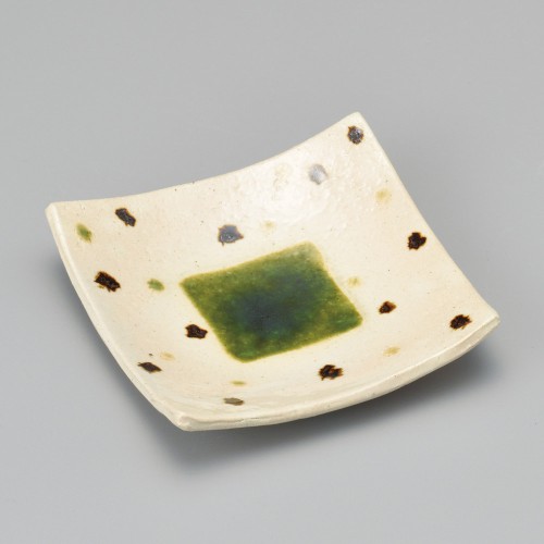 40808-471 織部水玉銘々皿|業務用食器カタログ陶里30号
