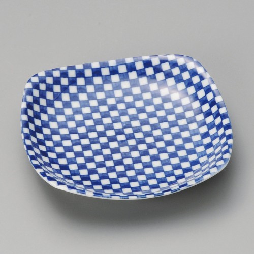 40921-461 市松正角5.5皿|業務用食器カタログ陶里30号