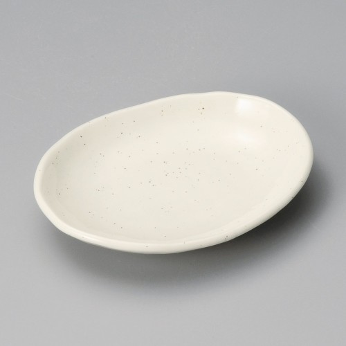 41010-531 粉引ダ円特小皿|業務用食器カタログ陶里30号