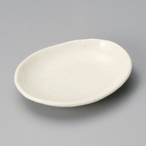 41011-531 粉引ダ円小皿|業務用食器カタログ陶里30号