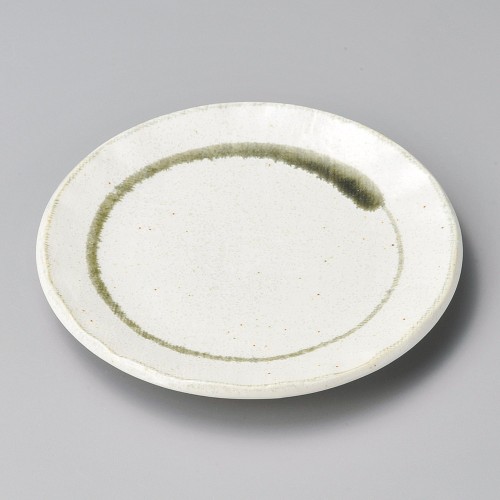 41923-531 白オリベライン3.5皿|業務用食器カタログ陶里30号