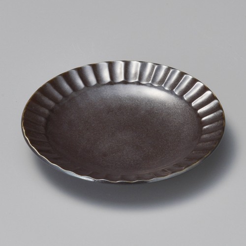 41947-28.511 黒マット3.0皿|業務用食器カタログ陶里30号