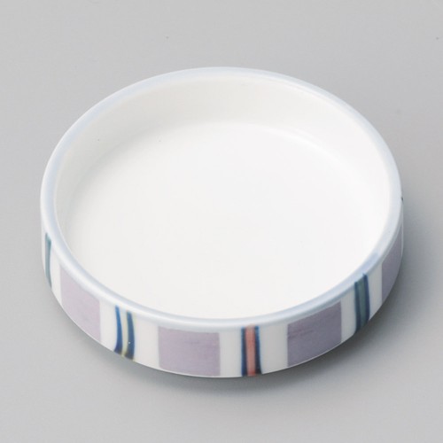 42310-461 紫だみ十草切立丸小皿|業務用食器カタログ陶里30号