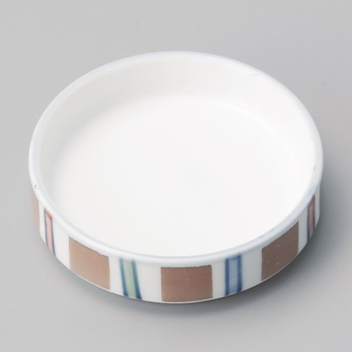 42311-461 茶だみ十草切立丸小皿|業務用食器カタログ陶里30号