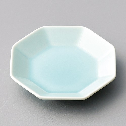 42438-081 ブルー八角小皿|業務用食器カタログ陶里30号