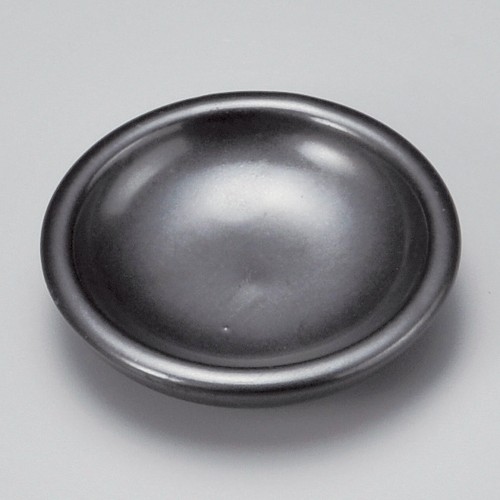 42741-541 黒釉ちび丸皿|業務用食器カタログ陶里30号
