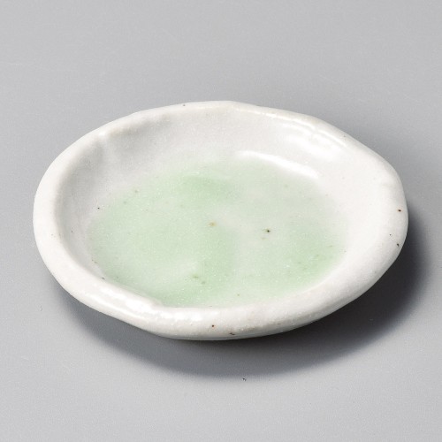 42834-151 志野グリーン小皿|業務用食器カタログ陶里30号