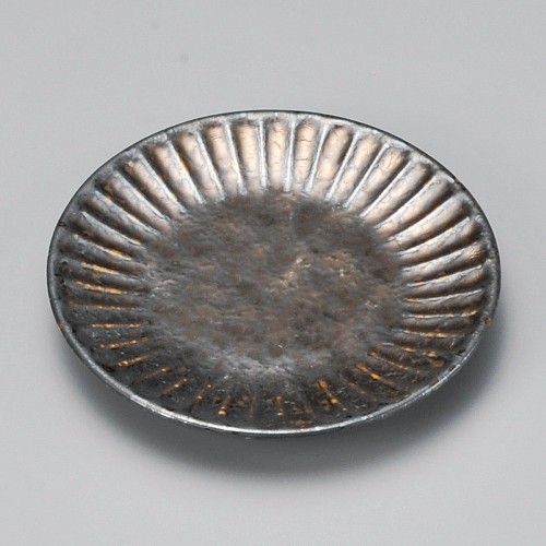 42839-471 しのぎ彫金結晶小皿|業務用食器カタログ陶里30号