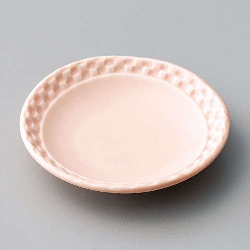 42919-491 パステルピンク3.0皿|業務用食器カタログ陶里30号