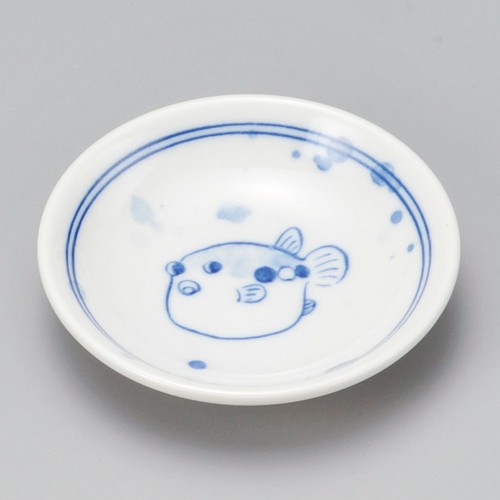 42939-621 吹フグ玉渕2.8皿|業務用食器カタログ陶里30号