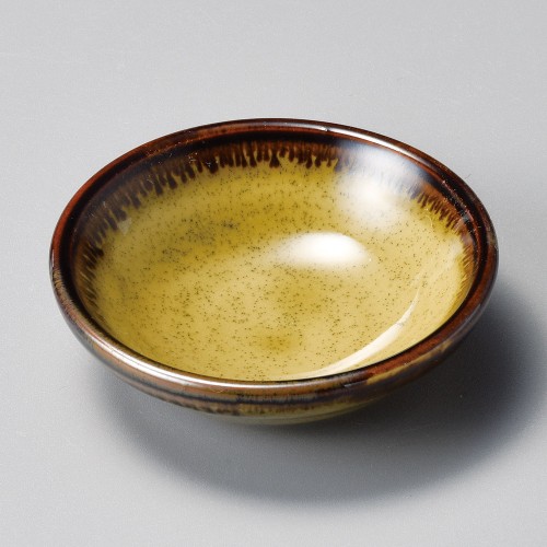 43018-031 金茶小皿|業務用食器カタログ陶里30号