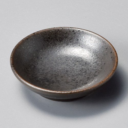43102-051 黒茶こつぶ小皿|業務用食器カタログ陶里30号