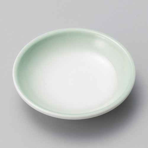 43317-491 グリーン吹き3.0玉渕皿|業務用食器カタログ陶里30号
