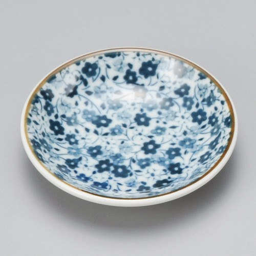 43429-631 ブルー小花2.8皿|業務用食器カタログ陶里30号