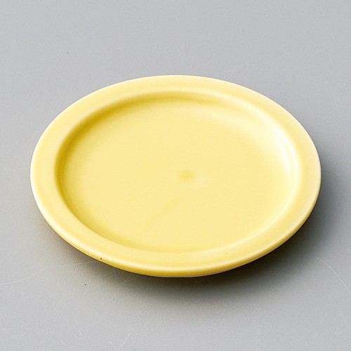 43504-081 イエローリム小皿|業務用食器カタログ陶里30号