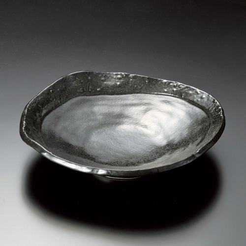 44901-611 黒粒大盛皿|業務用食器カタログ陶里30号