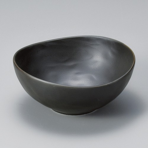 47828-511 黒マット楕円3.5鉢|業務用食器カタログ陶里30号