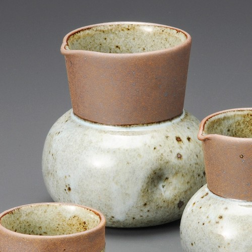 48225-581 備前唐津冷酒器(大)|業務用食器カタログ陶里30号