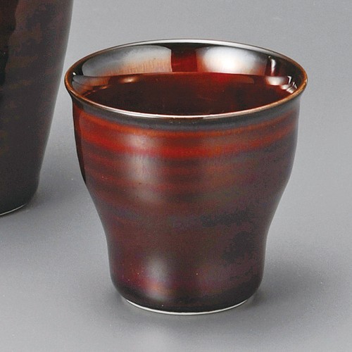 48247-601 うるし釉冷酒盃|業務用食器カタログ陶里30号