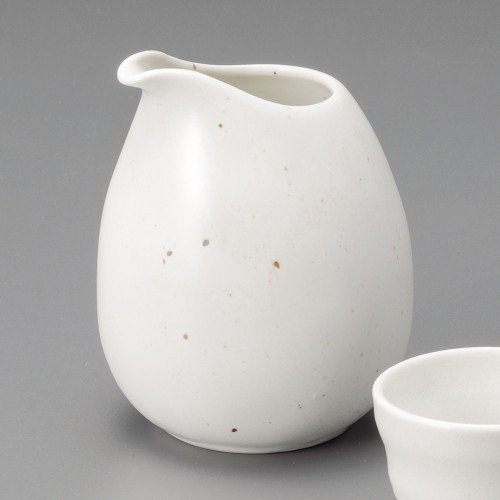 48326-601 白備前冷酒器(大)|業務用食器カタログ陶里30号