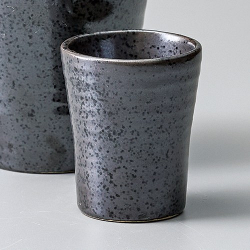 48339-581 黒水晶冷酒 盃|業務用食器カタログ陶里30号