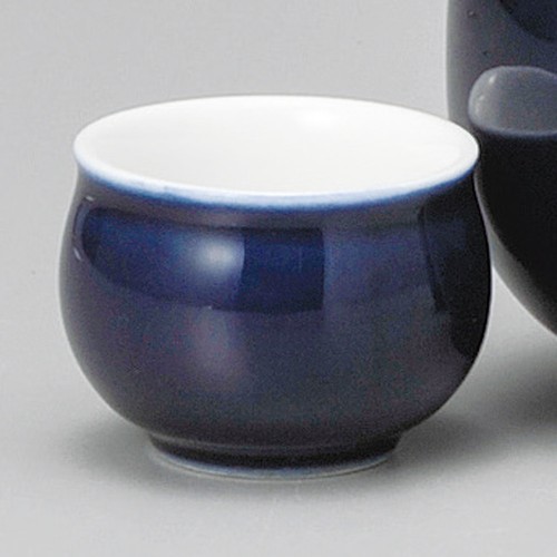 48443-451 ネイビー反ぐい呑み|業務用食器カタログ陶里30号