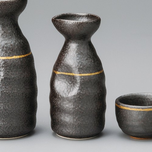 48553-641 いぶし金1号徳利|業務用食器カタログ陶里30号