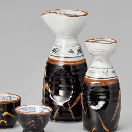 48610-181 天目金芦(土物)1.6号徳利|業務用食器カタログ陶里30号