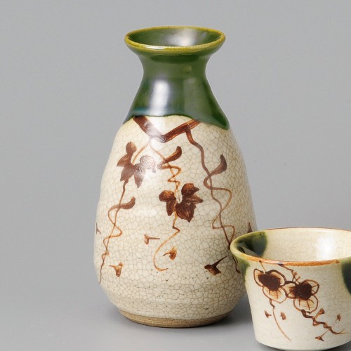 48813-451 織部ぶどう徳利(1.5合)|業務用食器カタログ陶里30号