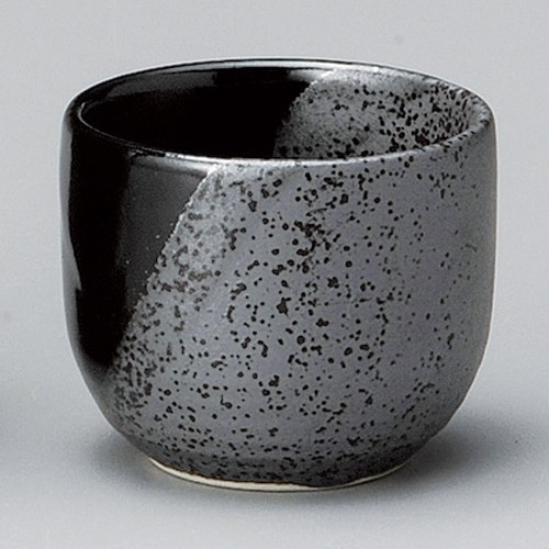 48823-611 天目半掛けぐい呑|業務用食器カタログ陶里30号