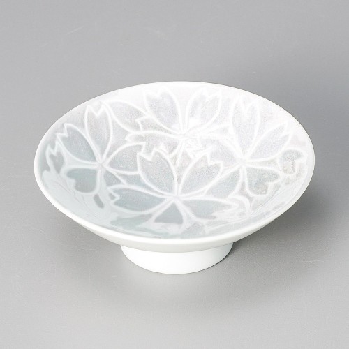 49233-401 白磁桜神盃(大)|業務用食器カタログ陶里30号
