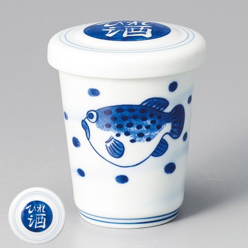 49334-631 ひれ酒フグ(蓋丈)|業務用食器カタログ陶里30号