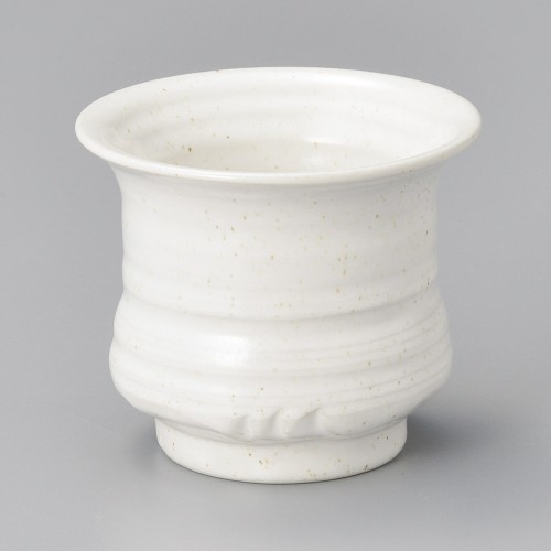 50635-241 粉引斑点大地の香りロックカップ|業務用食器カタログ陶里30号