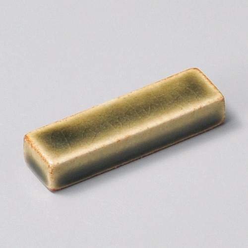 51110-081 織部長角箸置S|業務用食器カタログ陶里30号