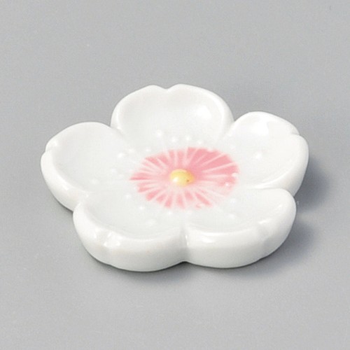 51554-401 新桜花(中ピンク)箸置|業務用食器カタログ陶里30号