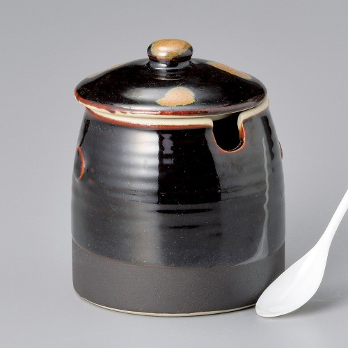 53125-101 天目切ソース入(小)|業務用食器カタログ陶里30号