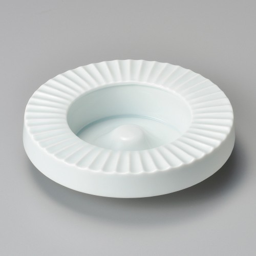 54013-461 青磁 菊形ヘソ6.0灰皿|業務用食器カタログ陶里30号