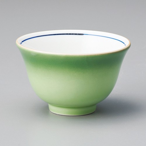 56423-131 緑彩反煎茶(大)|業務用食器カタログ陶里30号