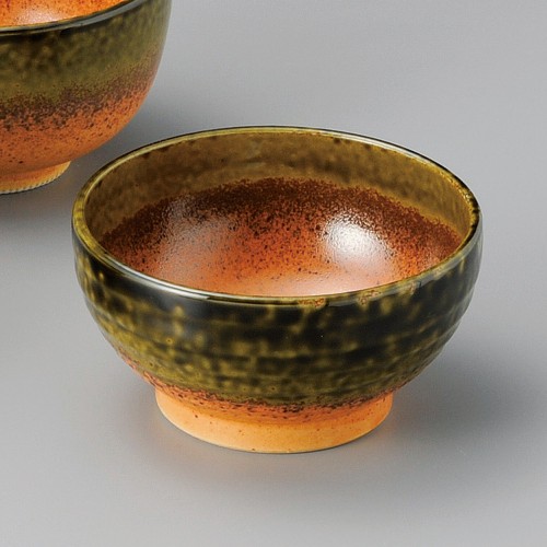 59313-181 吹オリベ釜上丼|業務用食器カタログ陶里30号