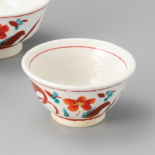 59327-451 志野赤絵5.8反丼|業務用食器カタログ陶里30号