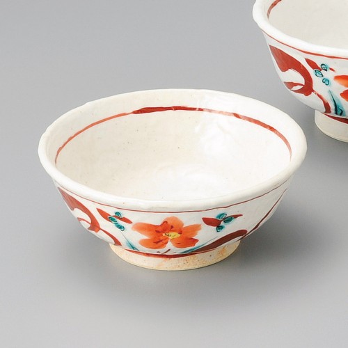 59328-451 志野赤絵6.0平丼|業務用食器カタログ陶里30号