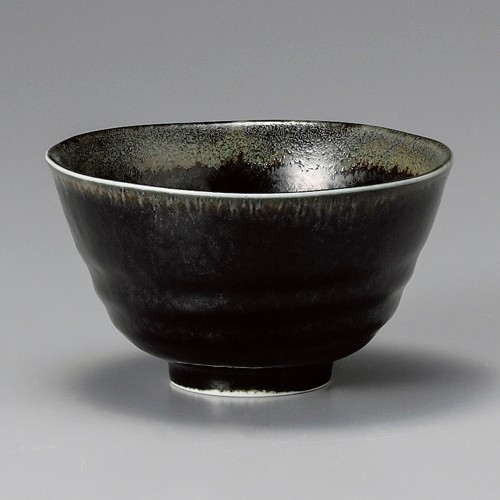 63223-651 黒窯変京茶碗|業務用食器カタログ陶里30号