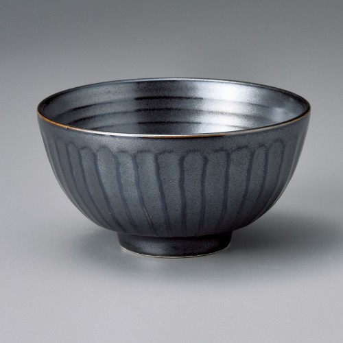 64745-251 鉄結晶削ぎ茶碗(小)|業務用食器カタログ陶里30号