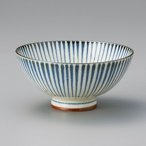 64761-601 藍十草青丸型茶碗|業務用食器カタログ陶里30号