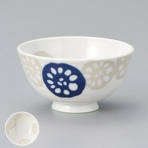 64909-491 蓮根大平紺軽量|業務用食器カタログ陶里30号