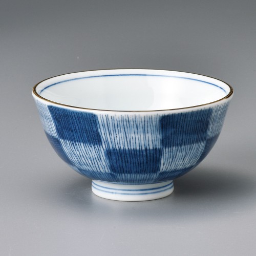 64910-051 市松茶碗(小)|業務用食器カタログ陶里30号