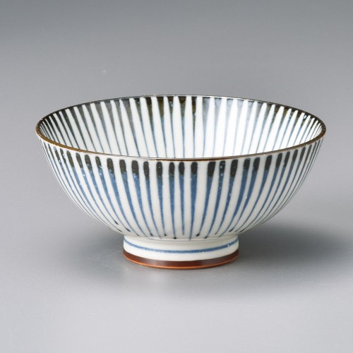 65007-081 藍十草青丸型茶碗|業務用食器カタログ陶里30号